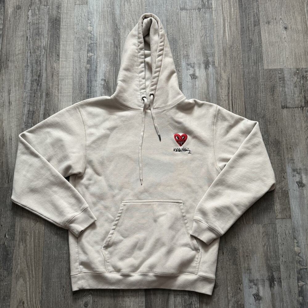 Comme des Garçons PLAY × Keith Haring Pullover Mens Sweater (Size L) Rare Hoodie